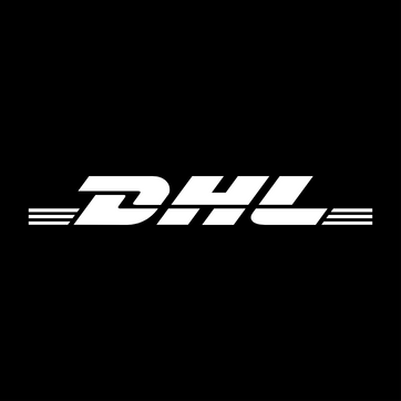 DHL logo white